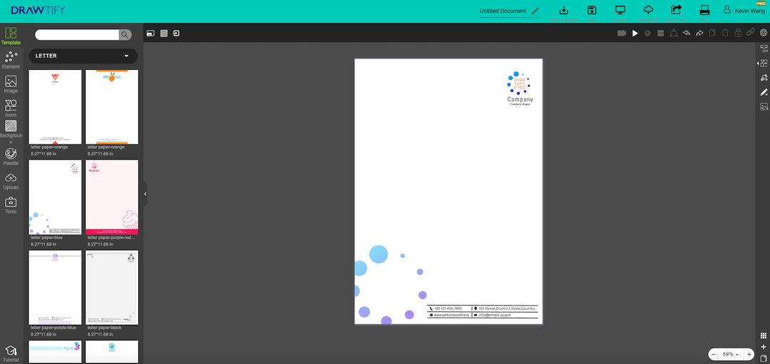 How to make letter papers with Drawtify to best brand image