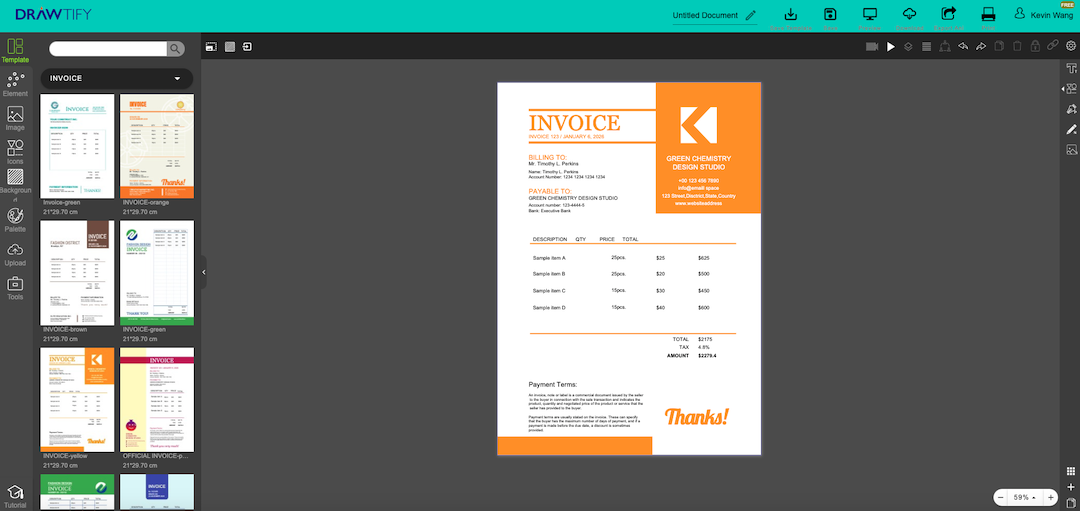 make invoices