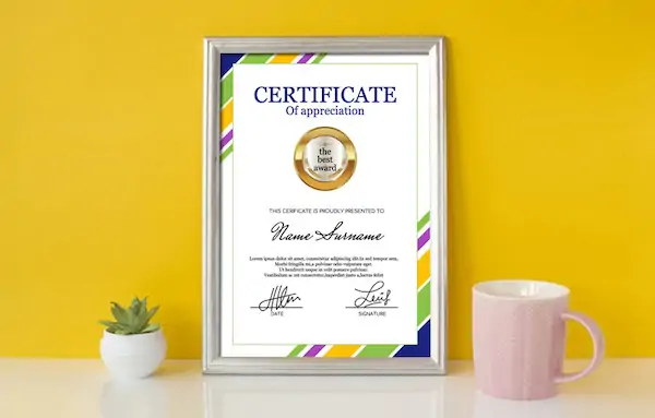 Drawtify is a free online graphic design maker. The certificate is an important design, regardless of business, school or competition. We provide a large number of templates and many handwriting fonts for you to choose. Of course, there are many design element templates.