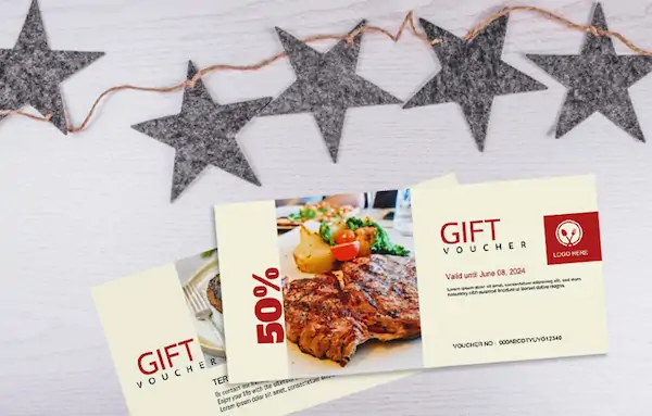 gift card maker display pictures