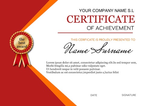 free certificate maker - sample 8