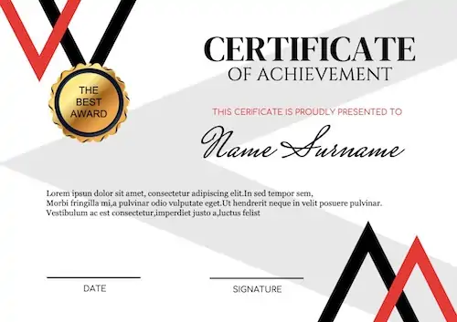 free certificate maker - sample 6
