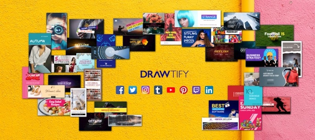 How to make social media images with Drawtify?
