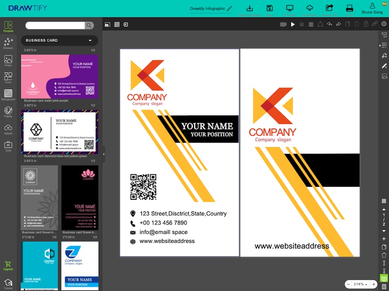 Easy Free Business Card Maker Hgblink Easy Free Business Card Maker Hgblink