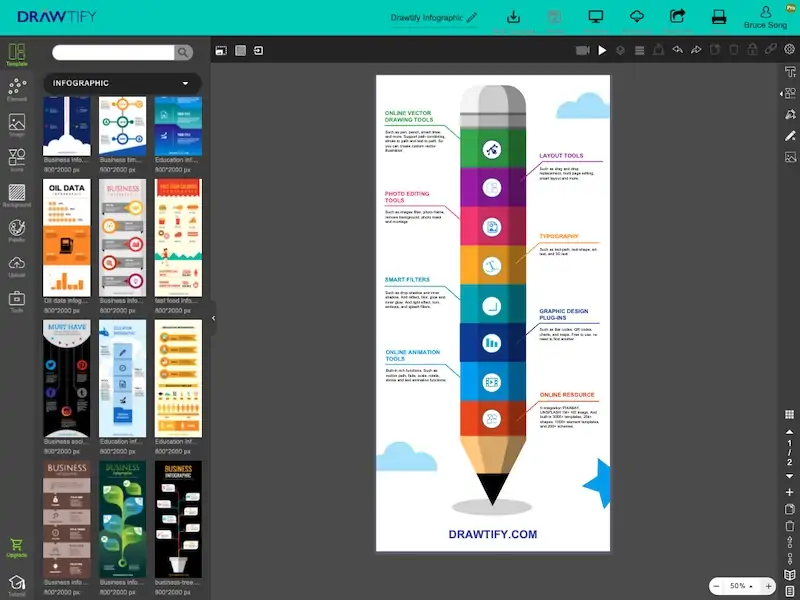Drawtify Free Online Infographic Maker