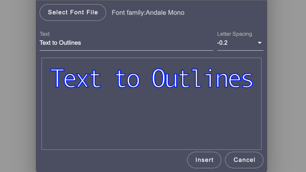 convert text to outlines