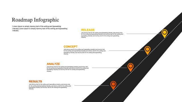 Roadmap Infographic template ideas