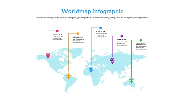 Worldmap Infographic template ideas