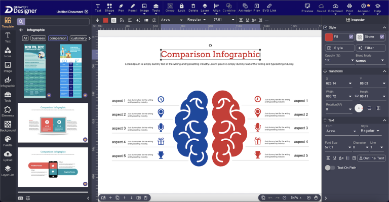 Comparison Infographic Template & Design Ideas For Free