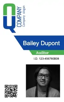 This is a sample of Drawtify's free online ID card maker.