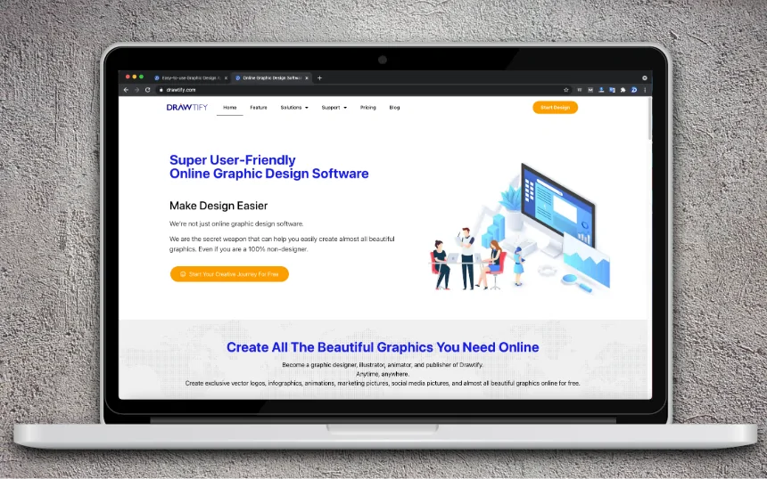 super user-friendly online graphic design software-Drawtify,The Best Online Chart Tool In 2021。